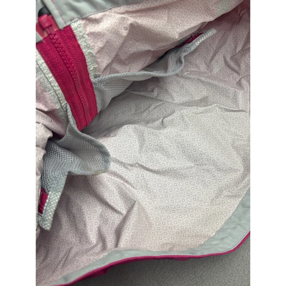 The North Face HyVent 2.5L Pink Rain Jacket Womens Small Hooded Windbreaker